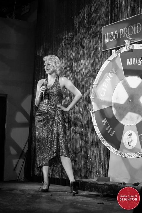 Corrinne Williams in the Miss Proud Brighton competition 2014