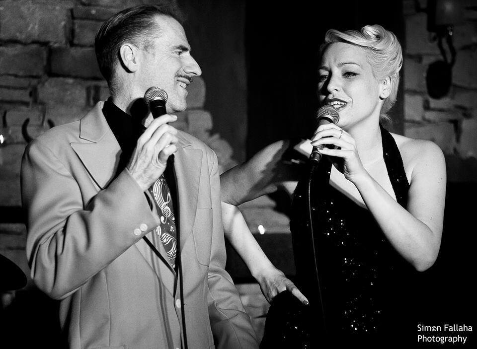 Corrinne Williams and Ian Clarkson of the Jive Aces at Breda Jazz Festival
